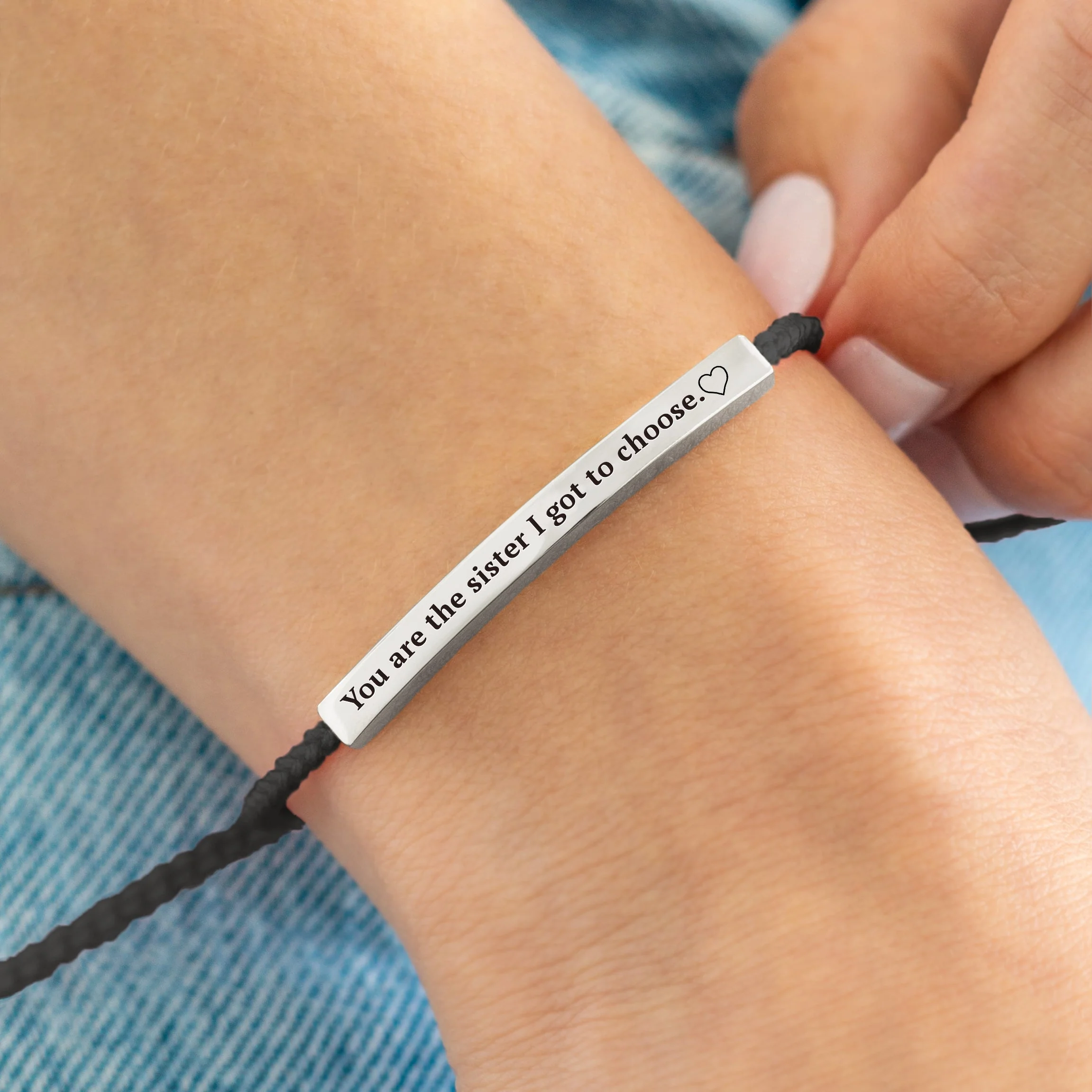 You are the Sister I got to Choose Inspire Bracelet - Image 4