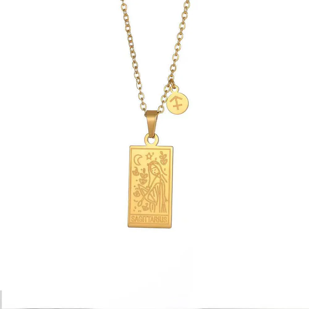 Zodiac Card Necklace - Image 10