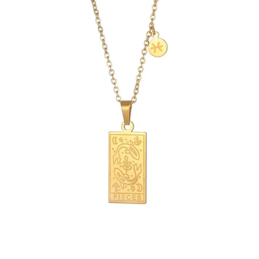 Zodiac Card Necklace - Image 19