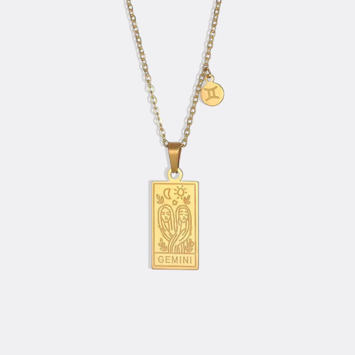 Zodiac Card Necklace - Image 44